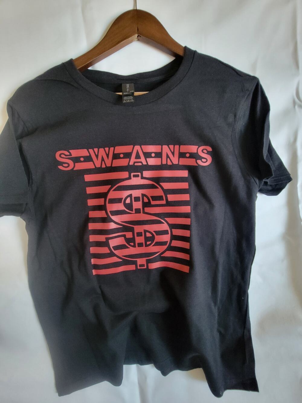the Swans band t shirt Ladies Large  Black